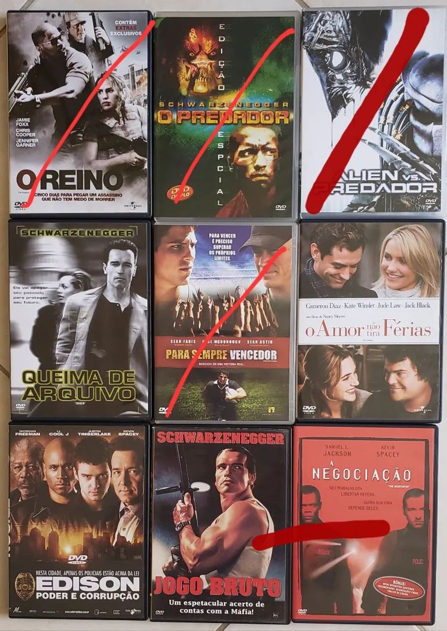 DVDS ORIGINAIS - 04 por 10,00