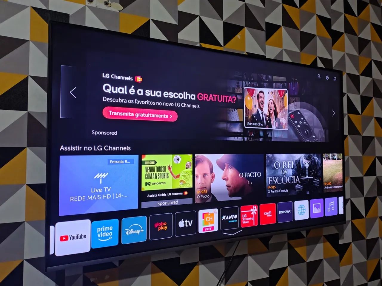 ?Smart Tv 55" LG 4k  Borda infinita, com imagem e áudio de cinema, top demais... - Foto 3
