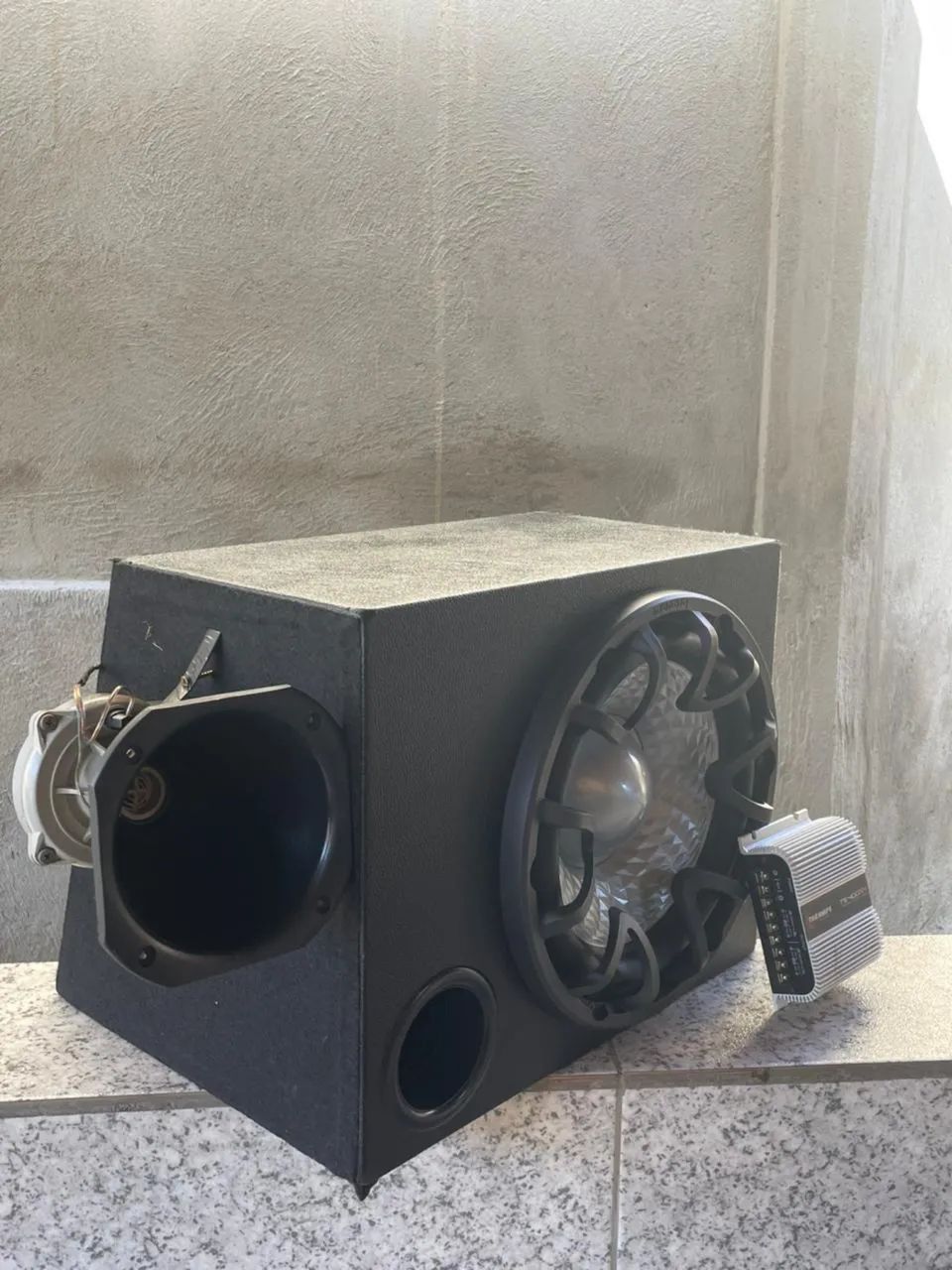 Bravox Uxp 12 Polegadas 500w Caixa Dutada+corneta  com módulo afiação tudo - Foto 3