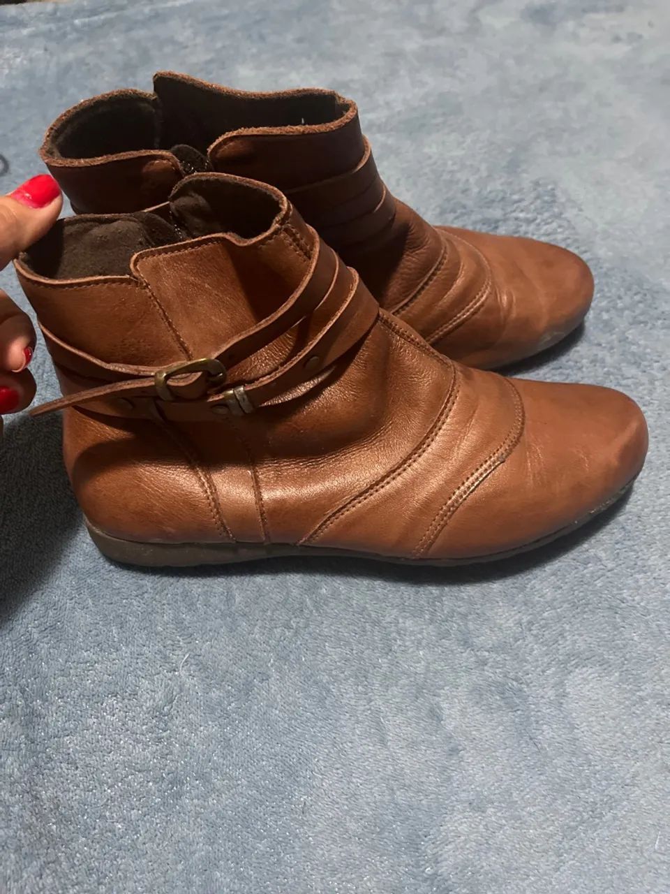 Bota de couro 