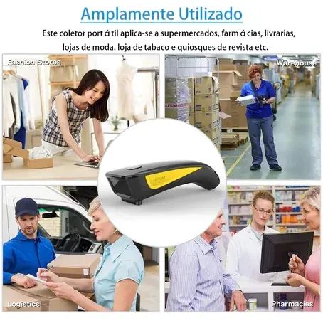 Leitor Código Barras Bolso Bluetooth 1D e 2d Qr Code O YANG C750 - Foto 4