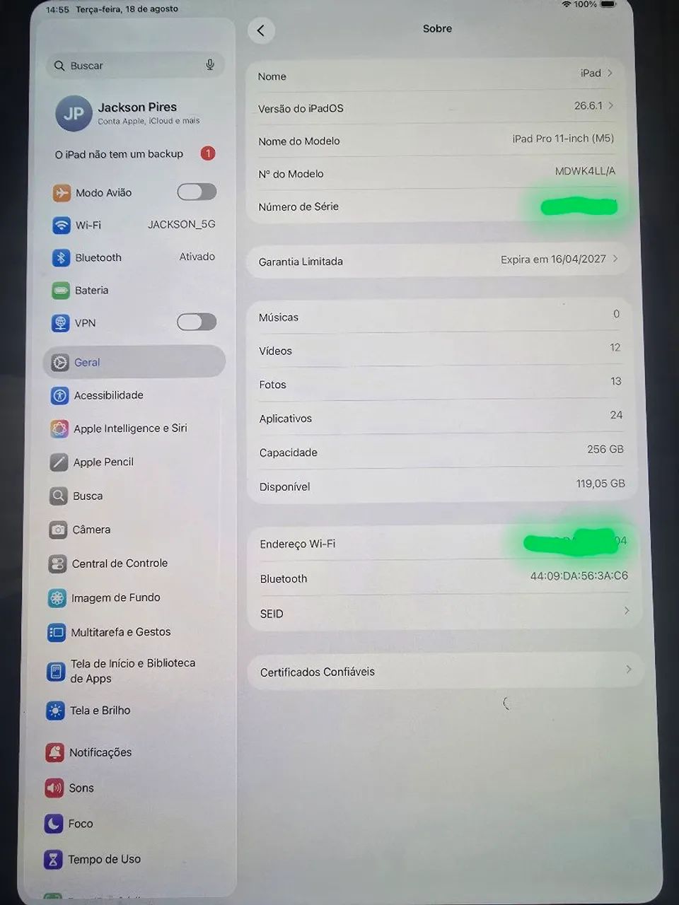Ipad 11 pro m5 256gb  - Foto 3