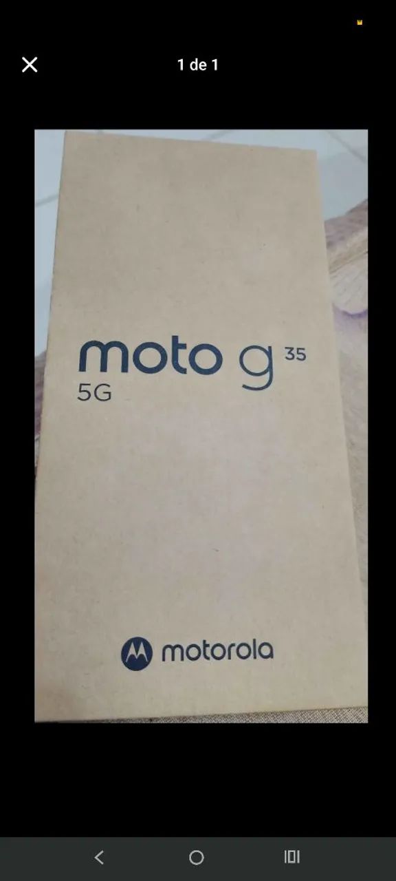 Moto G35 5G ainda na garantia