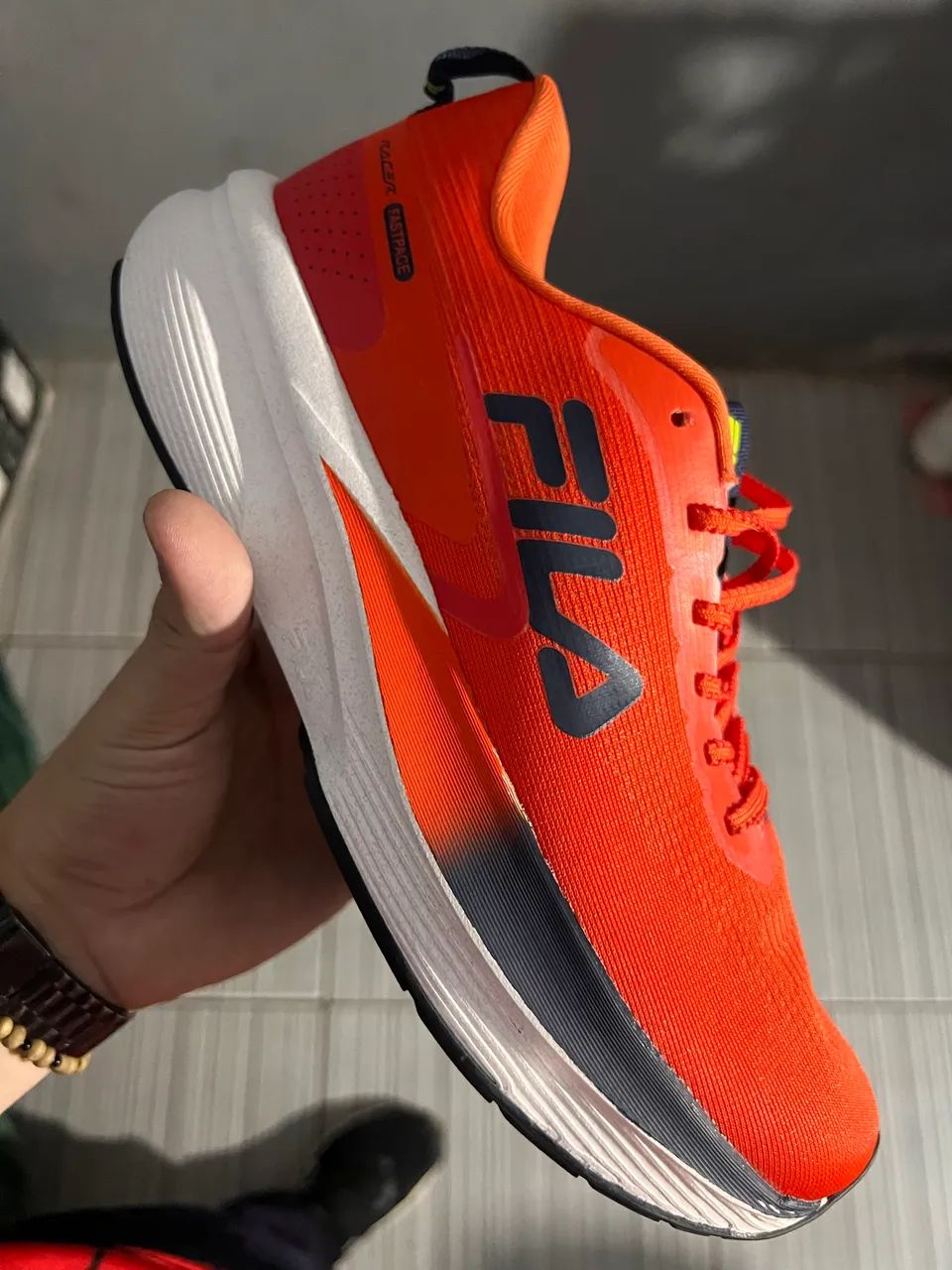 Tênis Fila Racer Speedzone Masculino Laranja