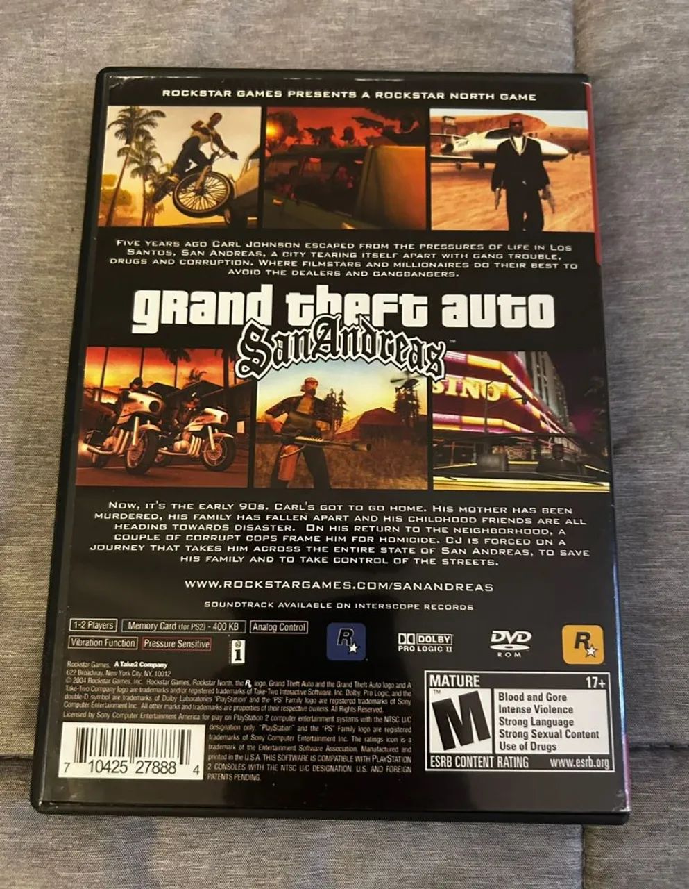 GTA: San Andreas c/ Mapa Original - PS2 - Foto 2