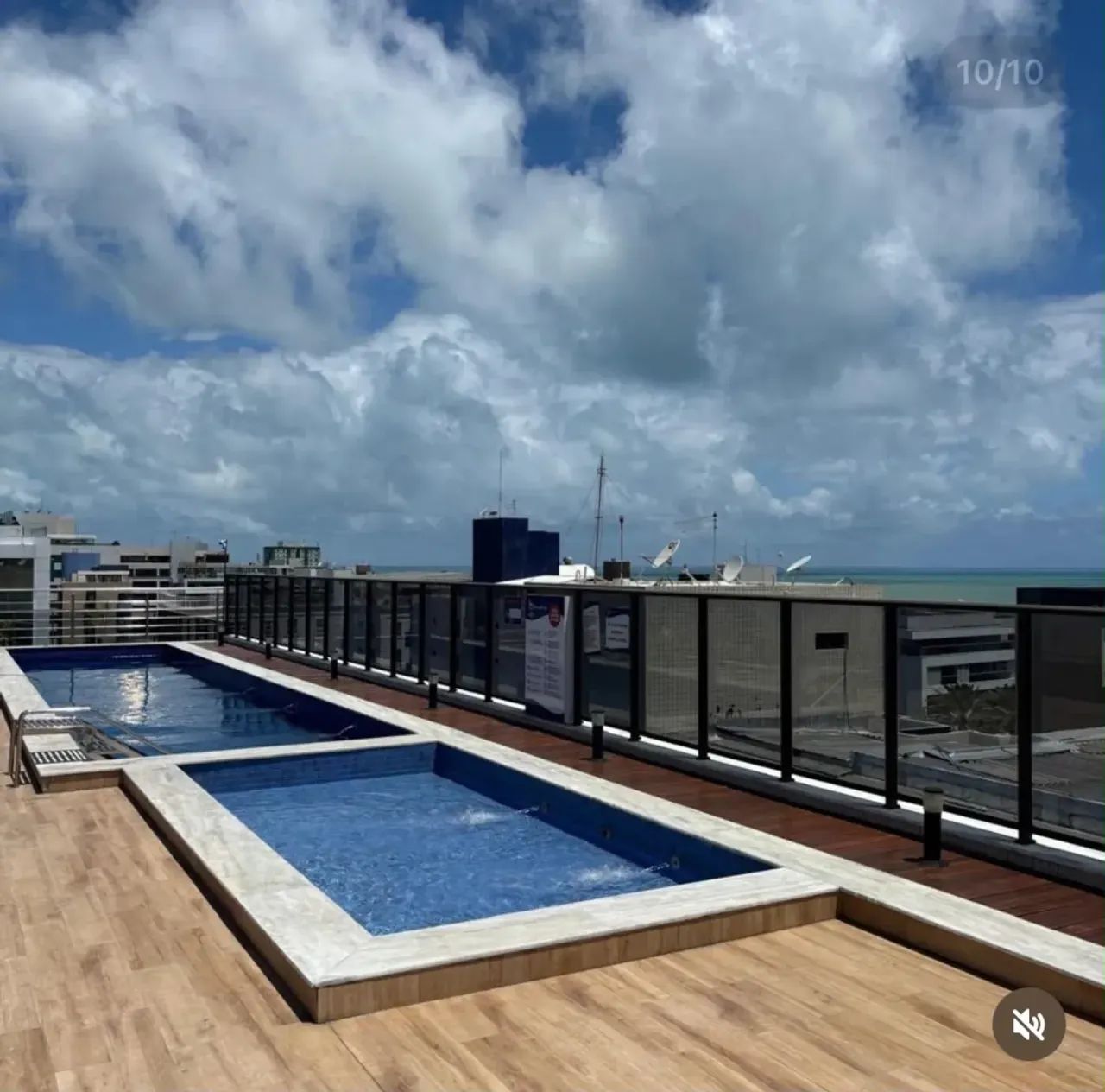 Flat Para Alugar 36m² 1 Quarto Piscina Cabo Branco/ João Pessoa