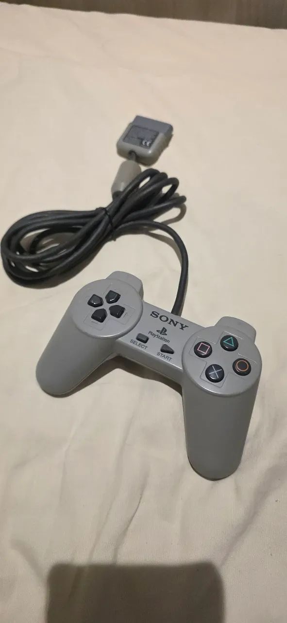 PlayStation 1 FAT com PSIO Controle Cabo Funcionando - Foto 5