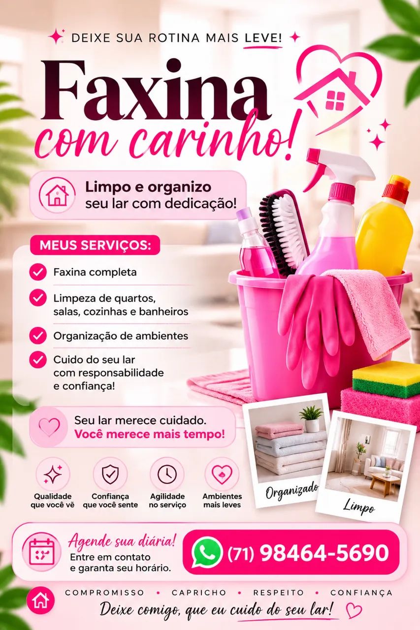 Diarista / faxina 