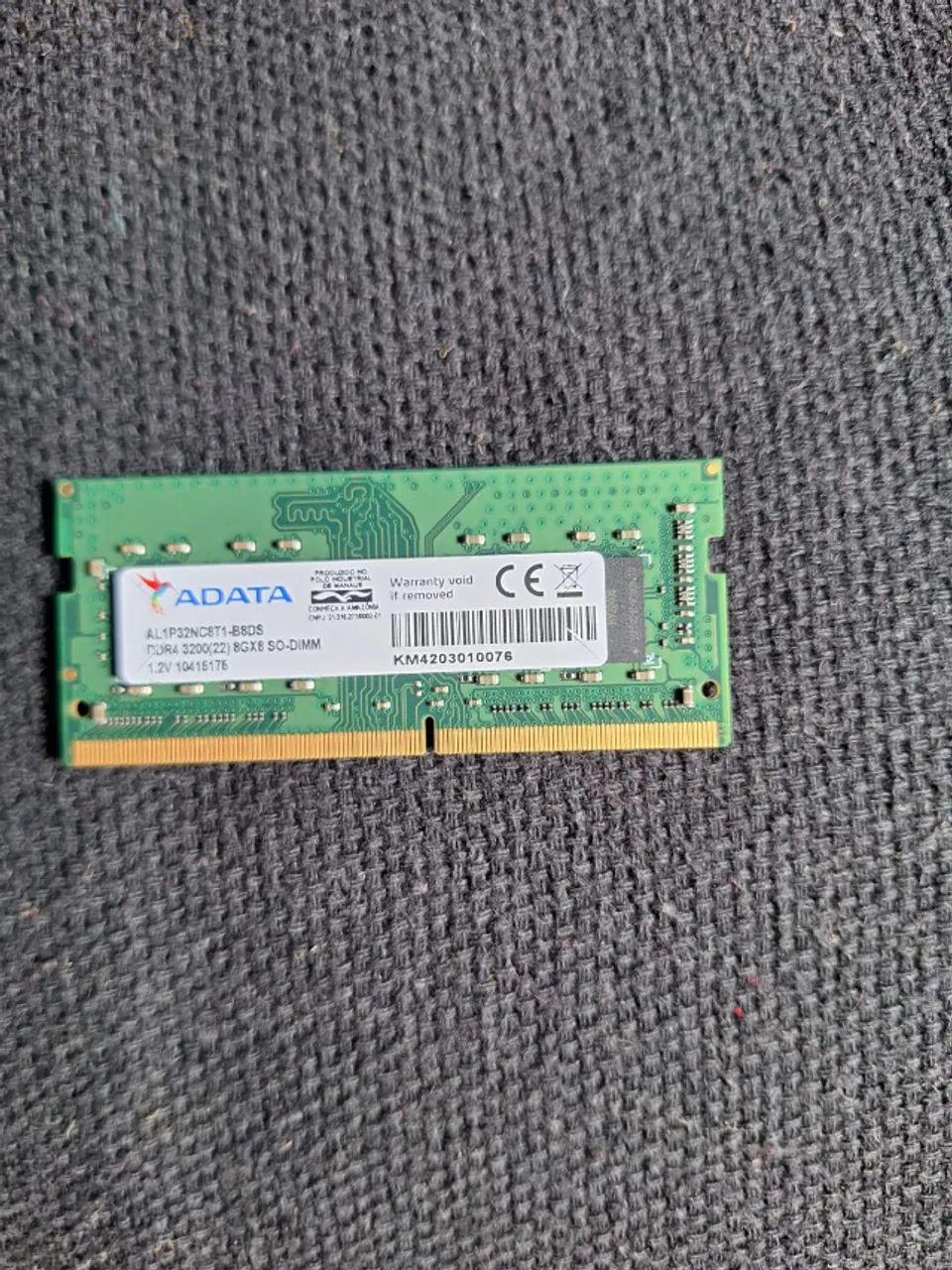 Memoria RAM 8GB DDR4 3200Mhz Notebook Adata