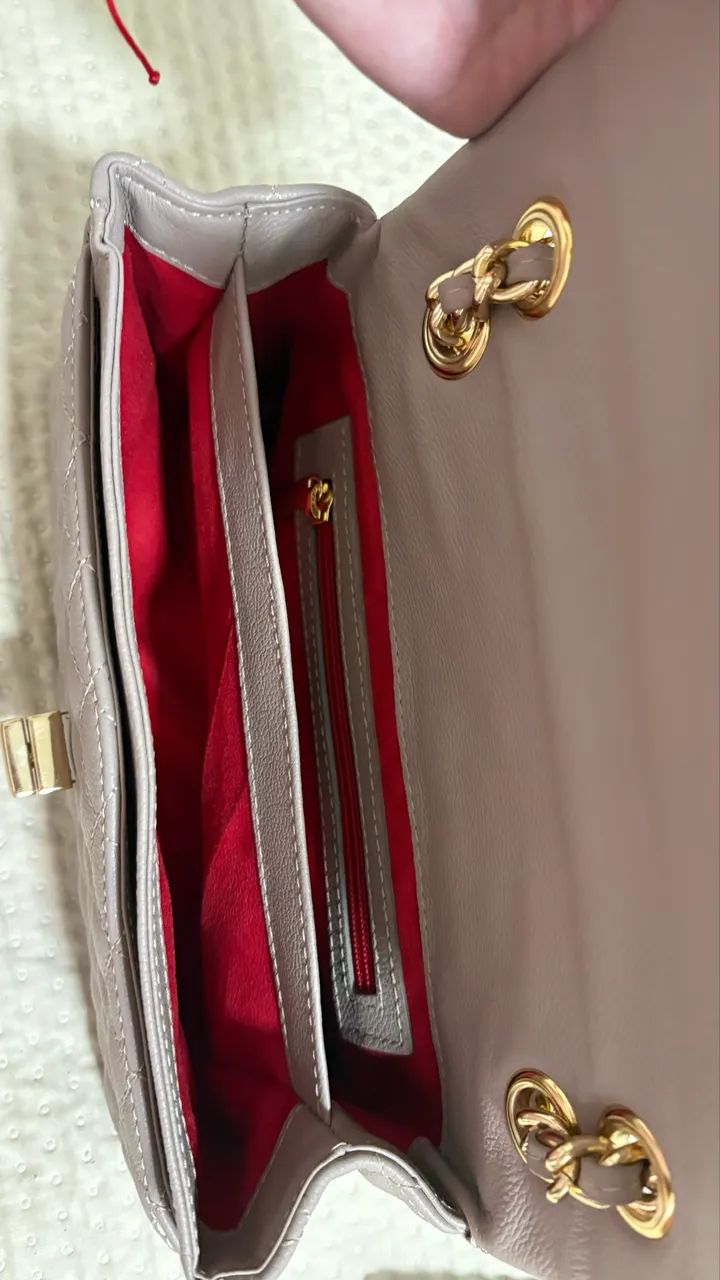 Bolsa em Couro Nunca Usada - Foto 4