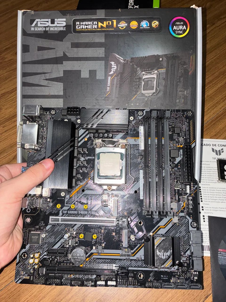 I3 10100f + b460m plus tuf gaming  - Foto 4