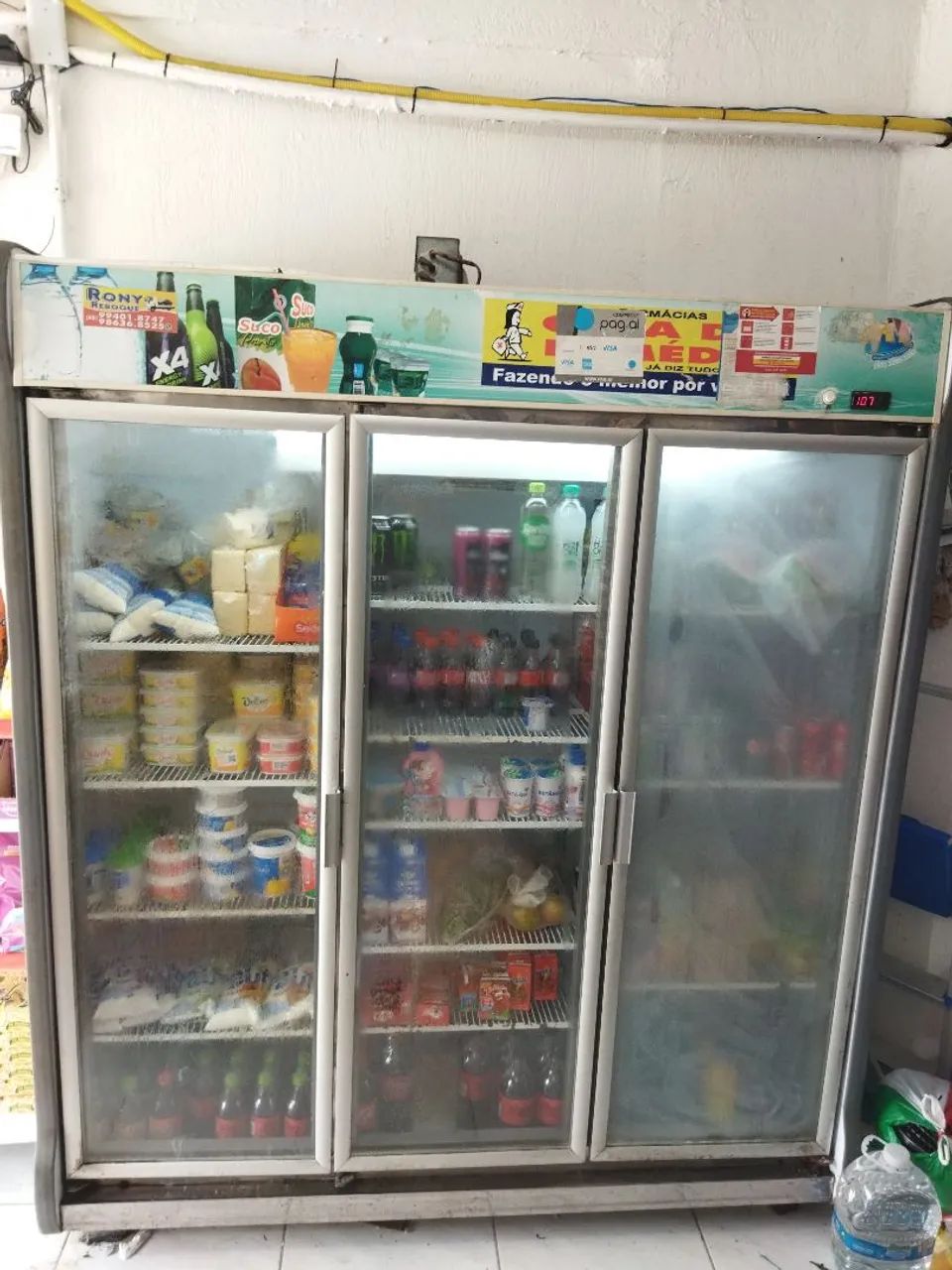 Freezer expositor 3 portas - Parcelamos em 10x 650,00 - Geladeiras