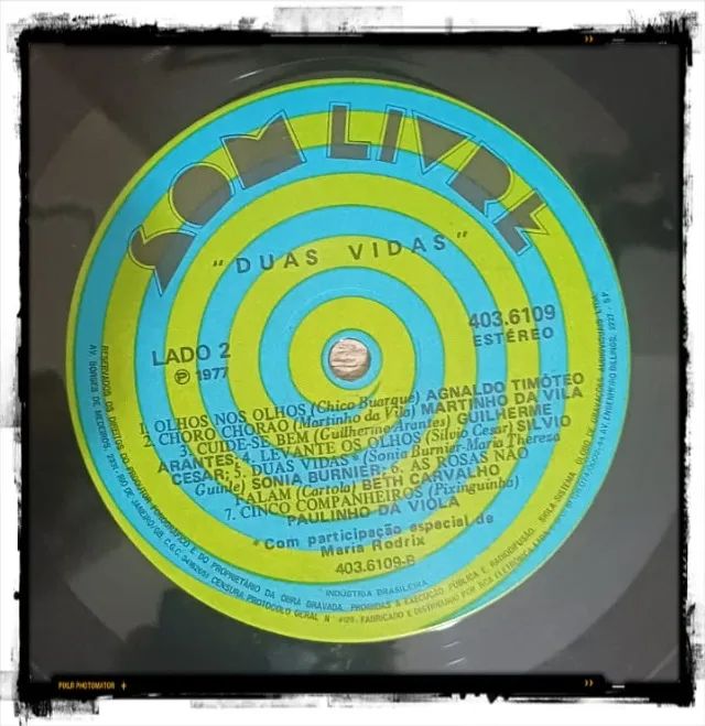 LP Vinil: Trilha Sonora da novela Duas Vidas (Nacional) - Foto 5