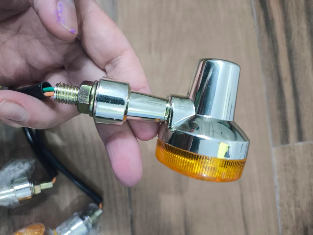 Seta moto custom cromada  - Foto 4
