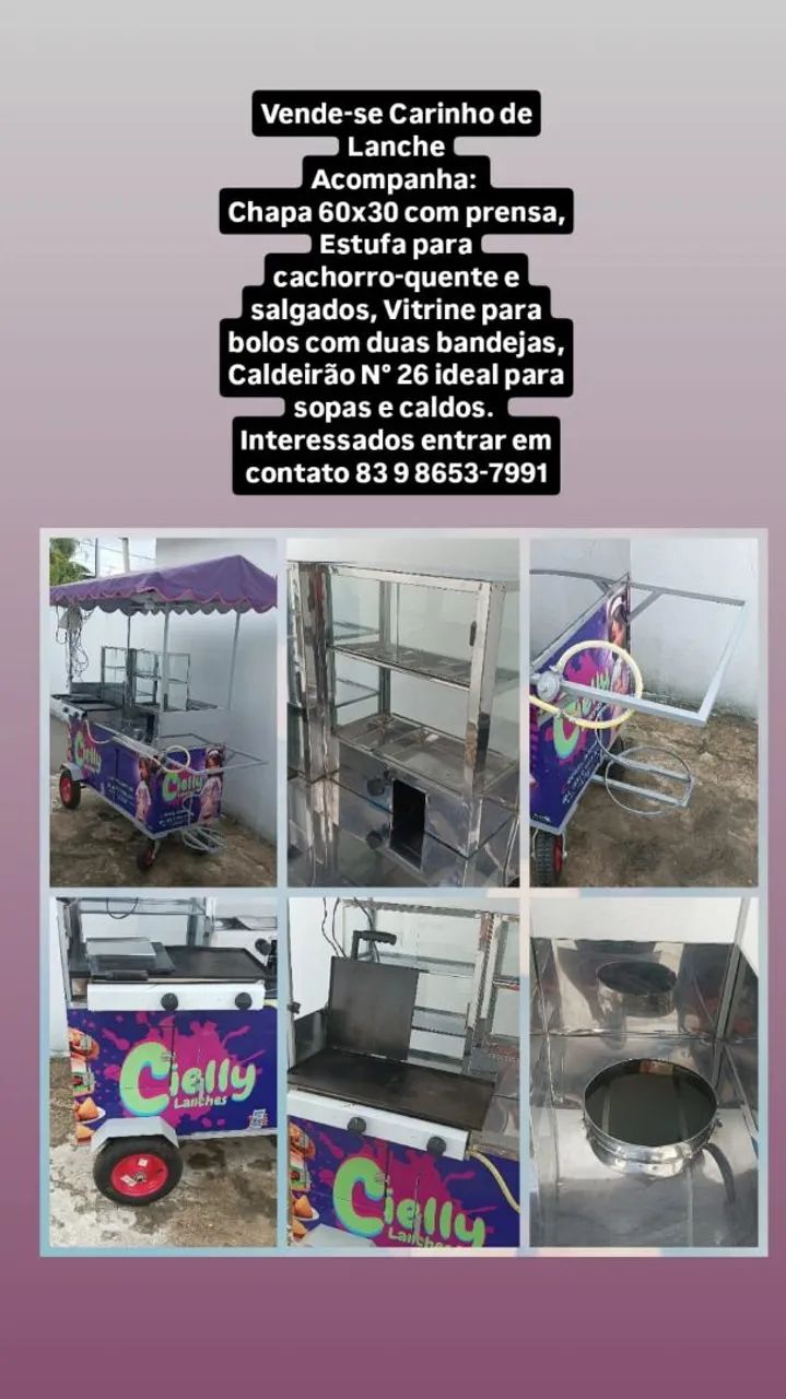 Carrinho de lanche 