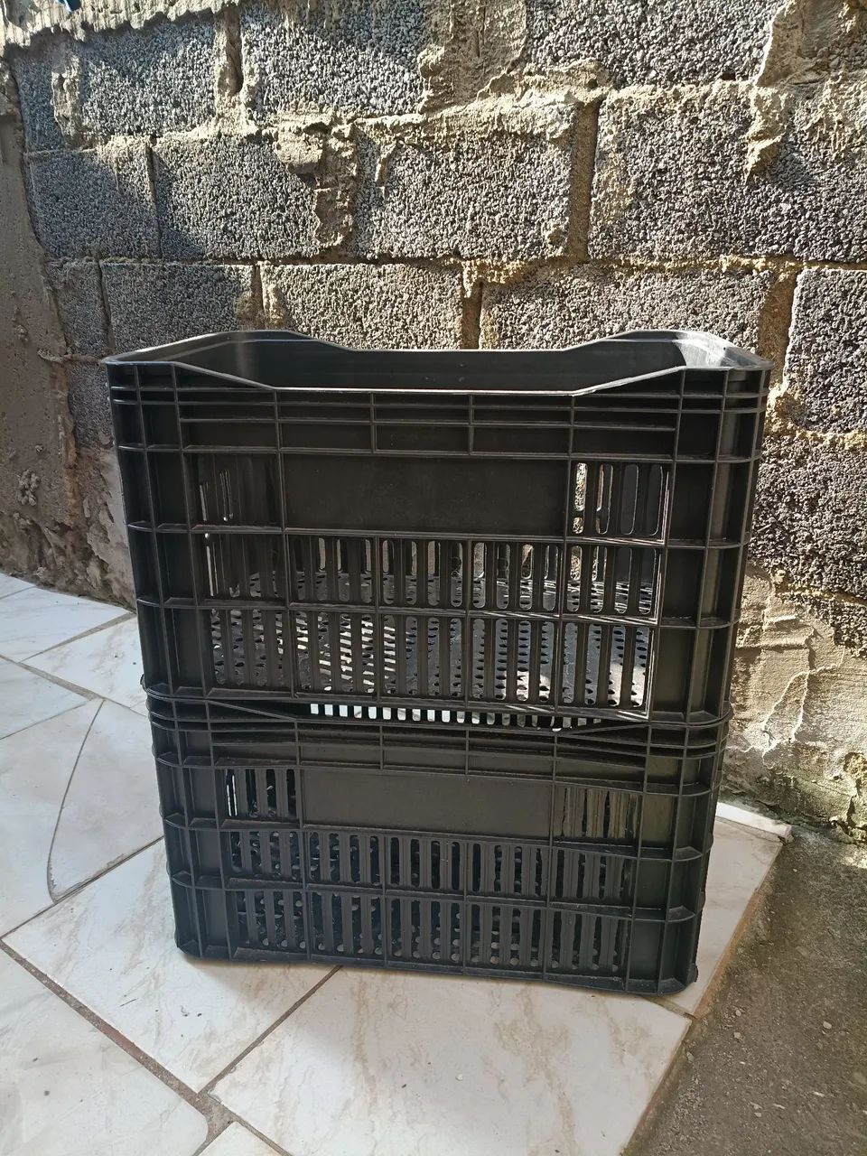 Caixa de engradado plástico 
