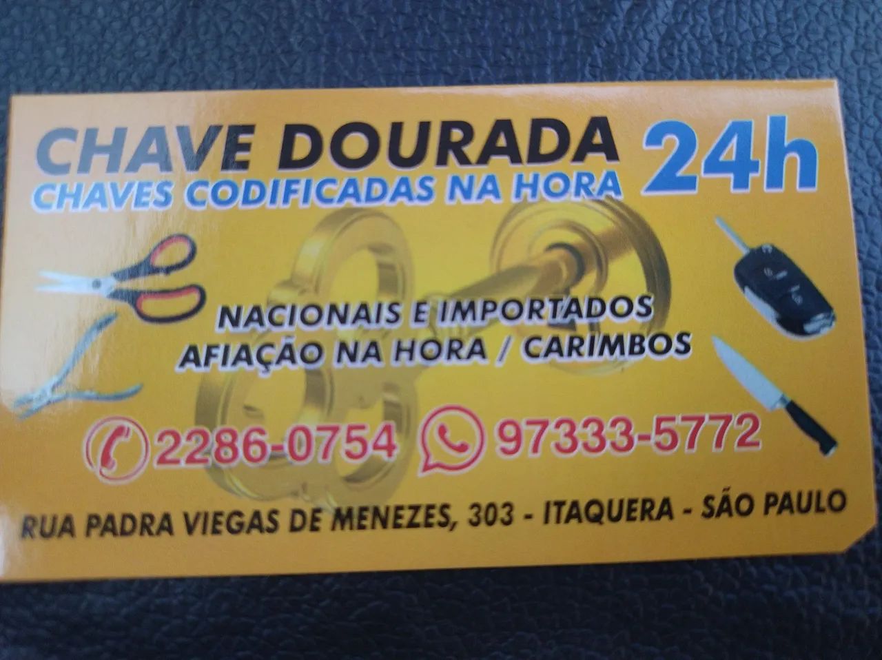 Chaveiro em Itaquera 