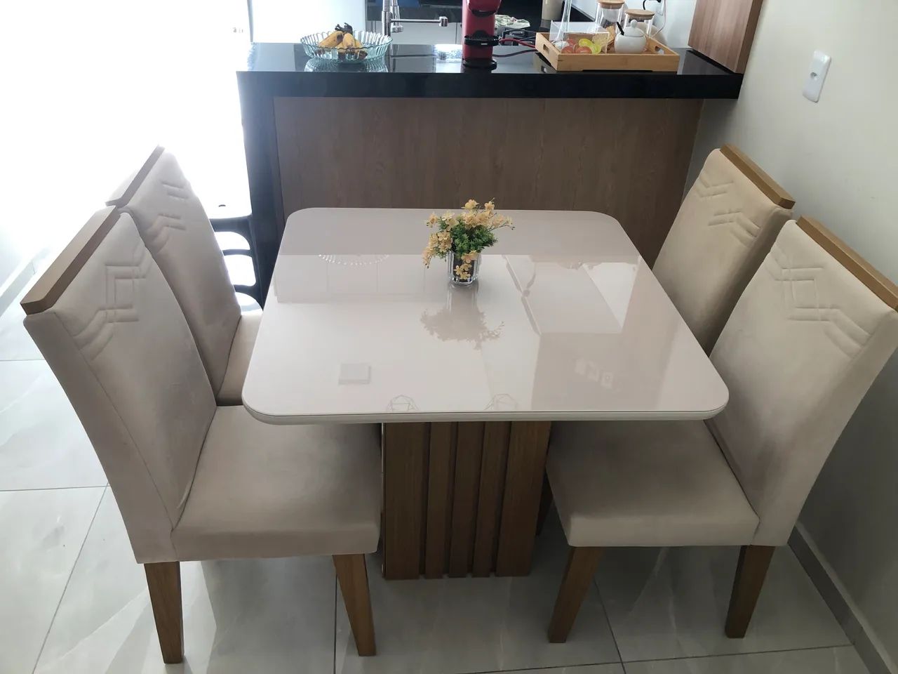 Mesa de jantar 4 cadeiras (Arapiraca) - Foto 3