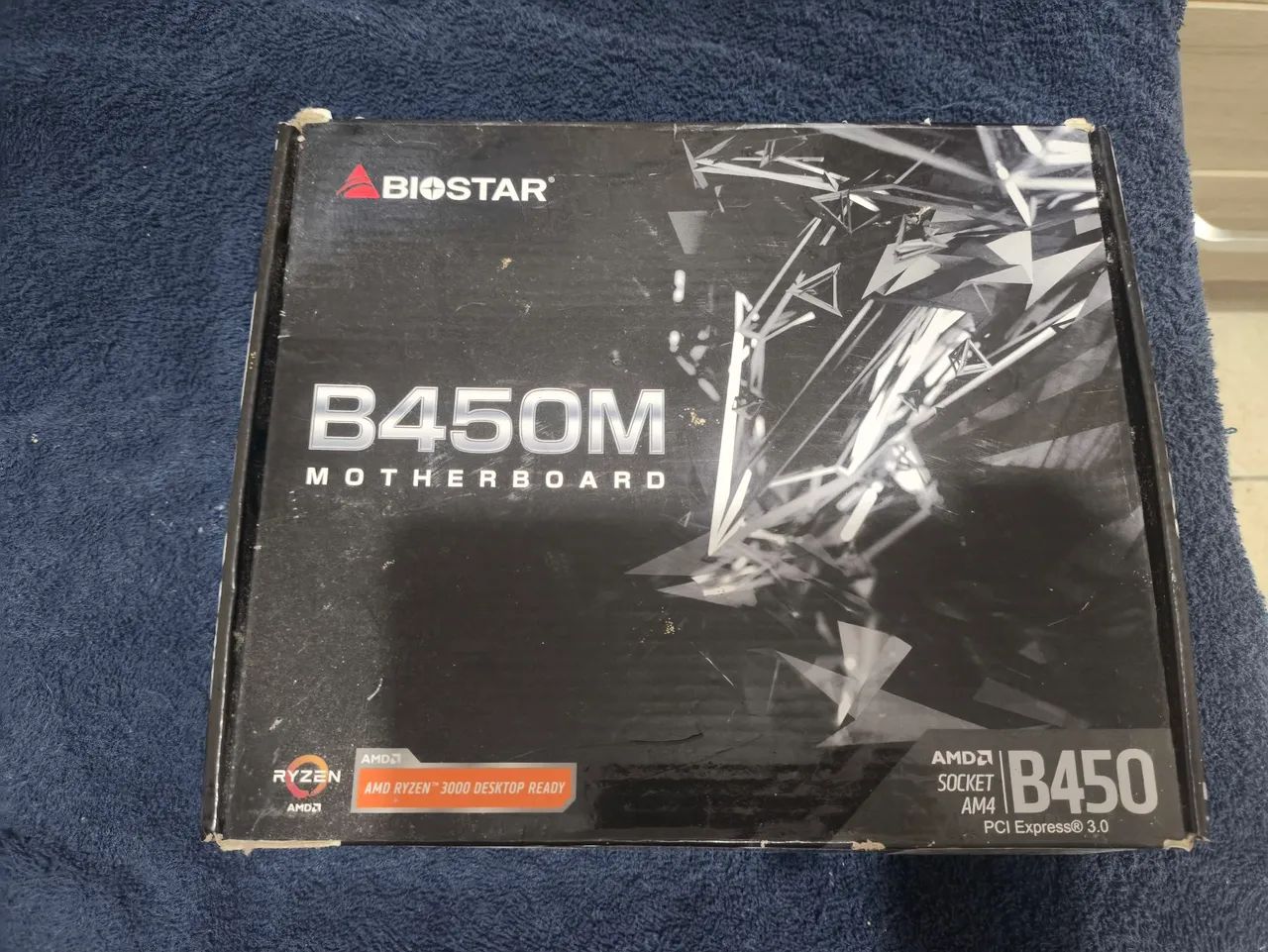 Caixa Original Biostar B450M + CD e Acessórios