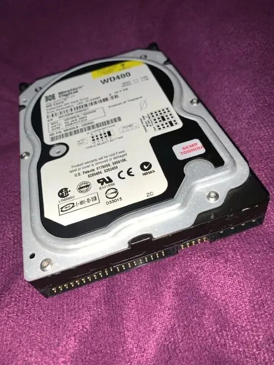 HD Western Digital WD400 40GB IDE com envio facil - Foto 2