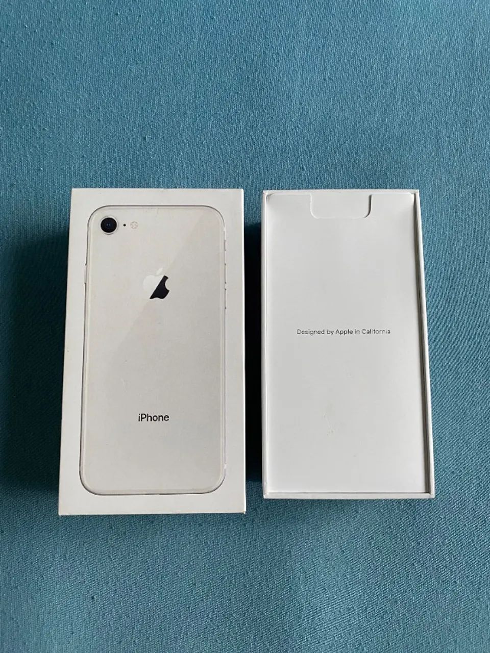caixa iphone 8 completa 