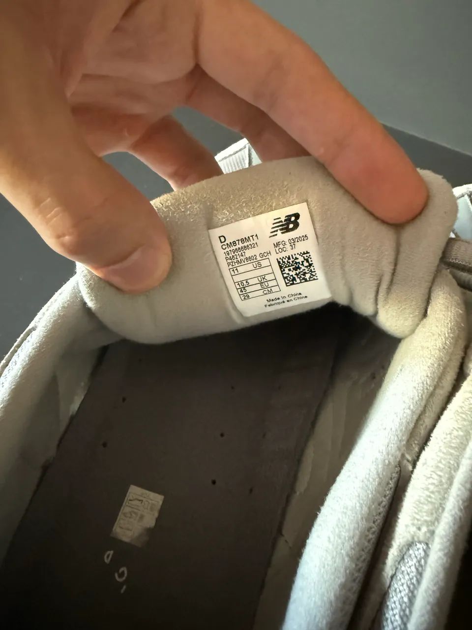 New Balance Tênis 878 de Camurça / Cinza - Foto 4