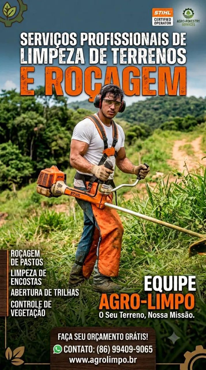 Serviços  de roçadeira 
