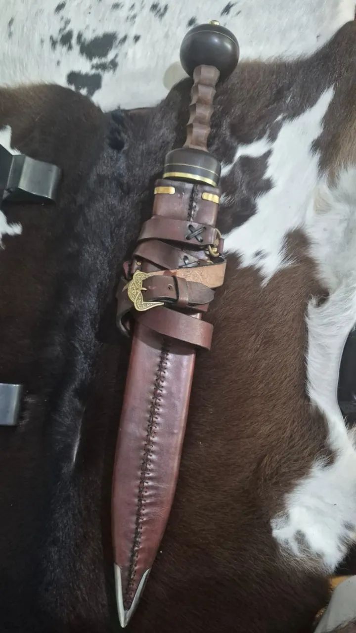 Espada Romana em aço carbono 5160 - Foto 4