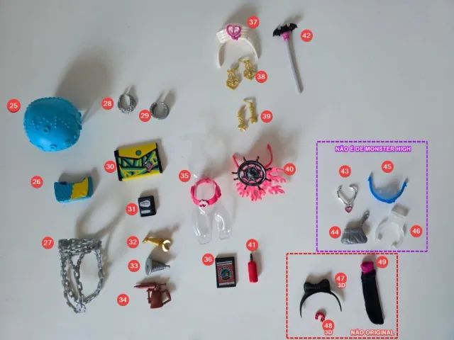 Monster High Acessórios [Leia a descrição] - Foto 3