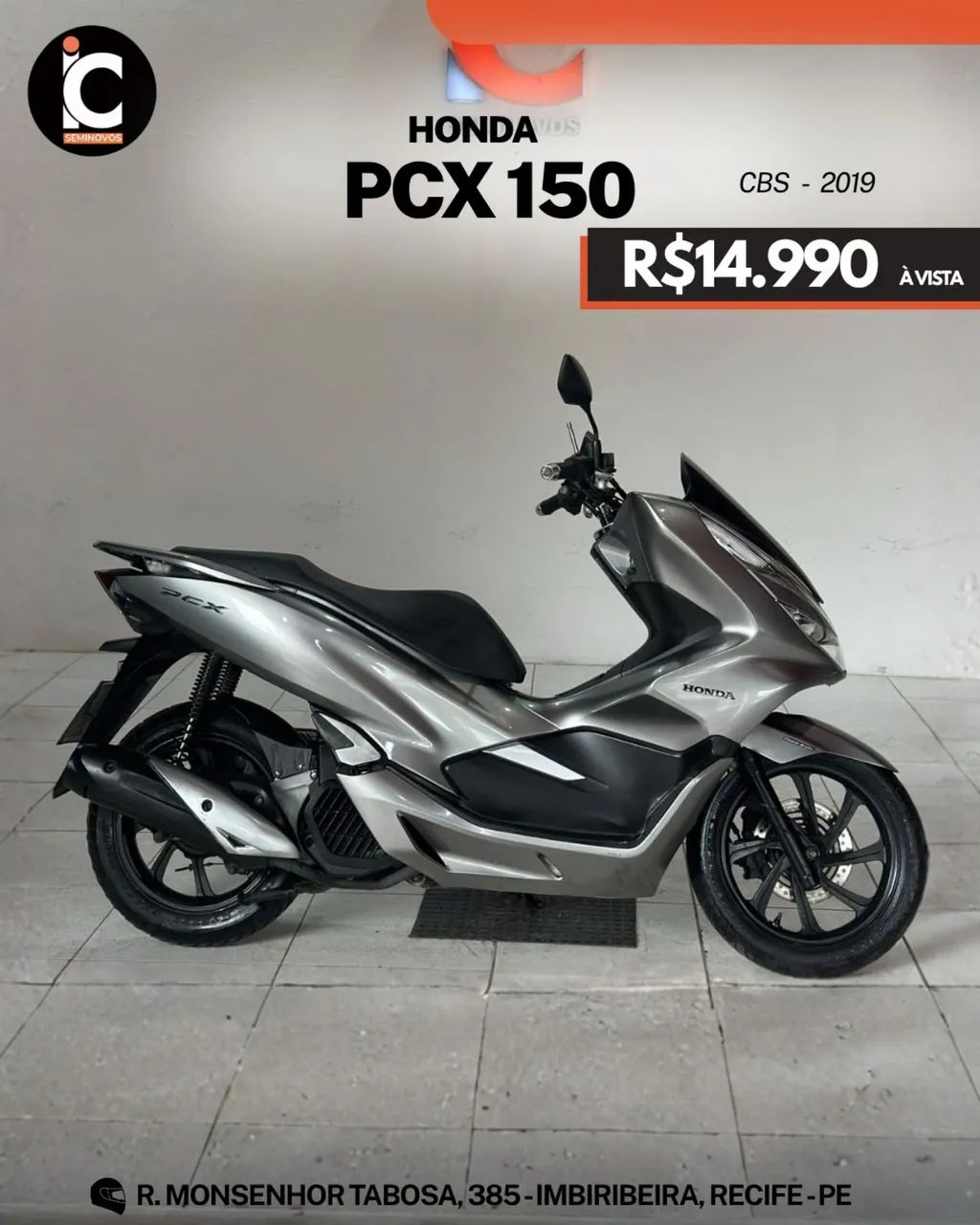Honda Pcx 150 Cbs 2019 - Foto 2