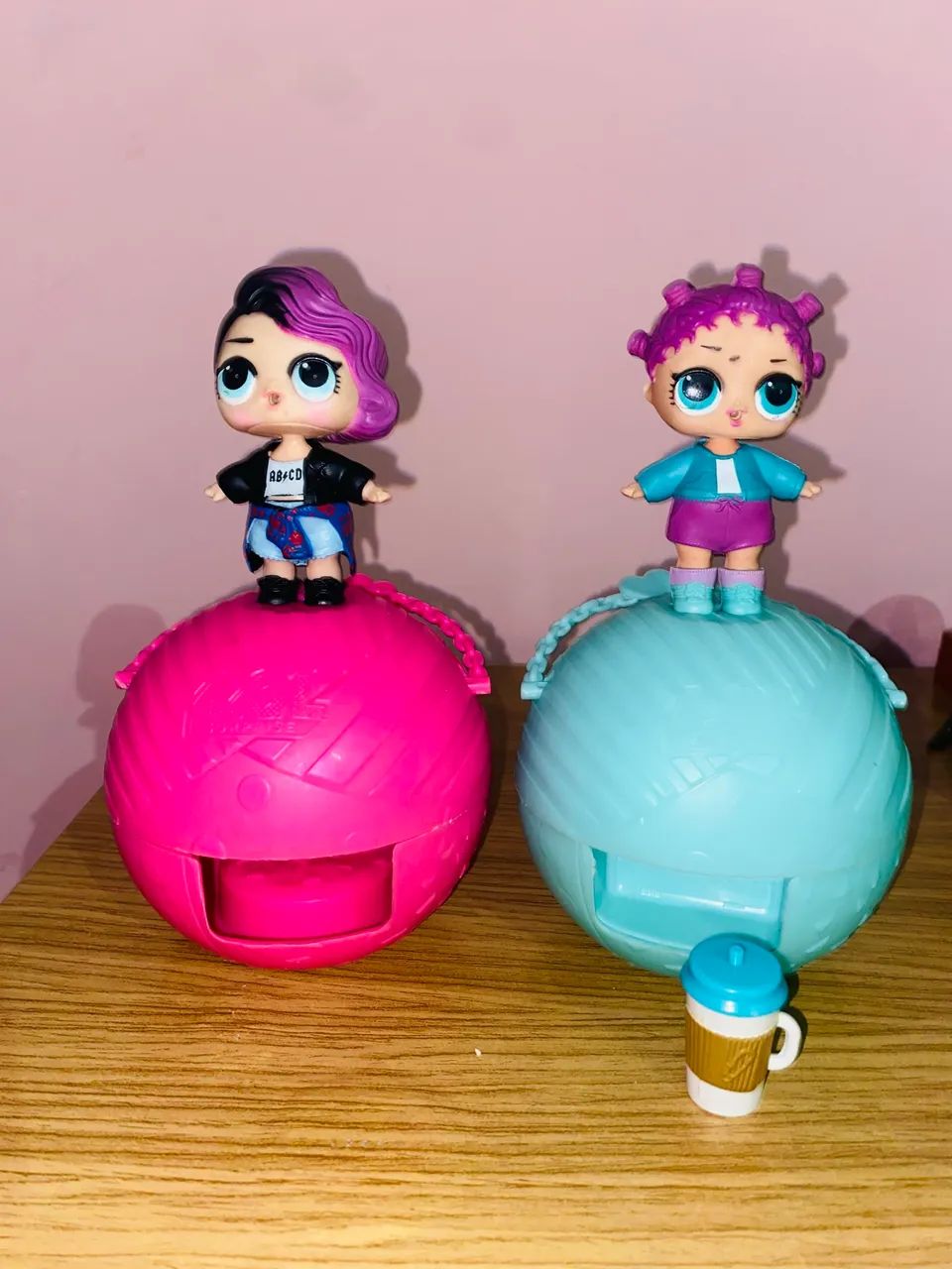 Dusk + Pharaoh Babe LOL Surprise da linha Tiny Toys, originais. bem conservados. 