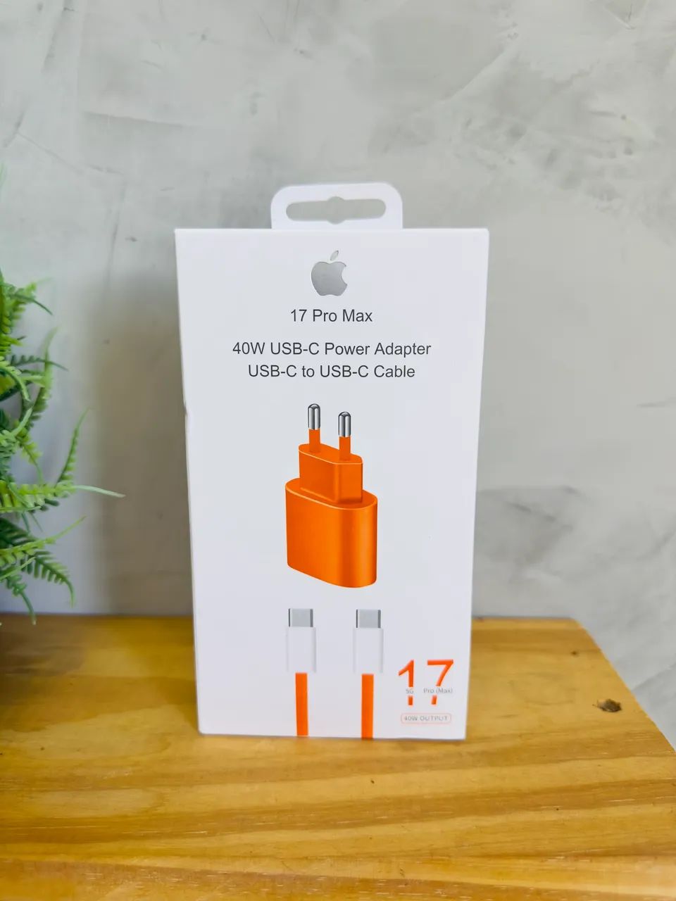 Carregador 40W Laranja | Para iPhone 15, 16 e 17 Pro Max | Entrega Imediata - Foto 5