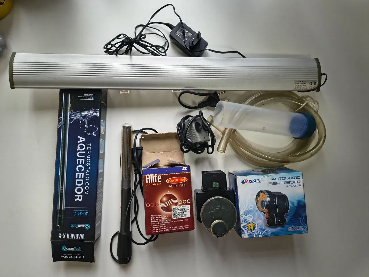 ACESSÓRIOS para aquário 