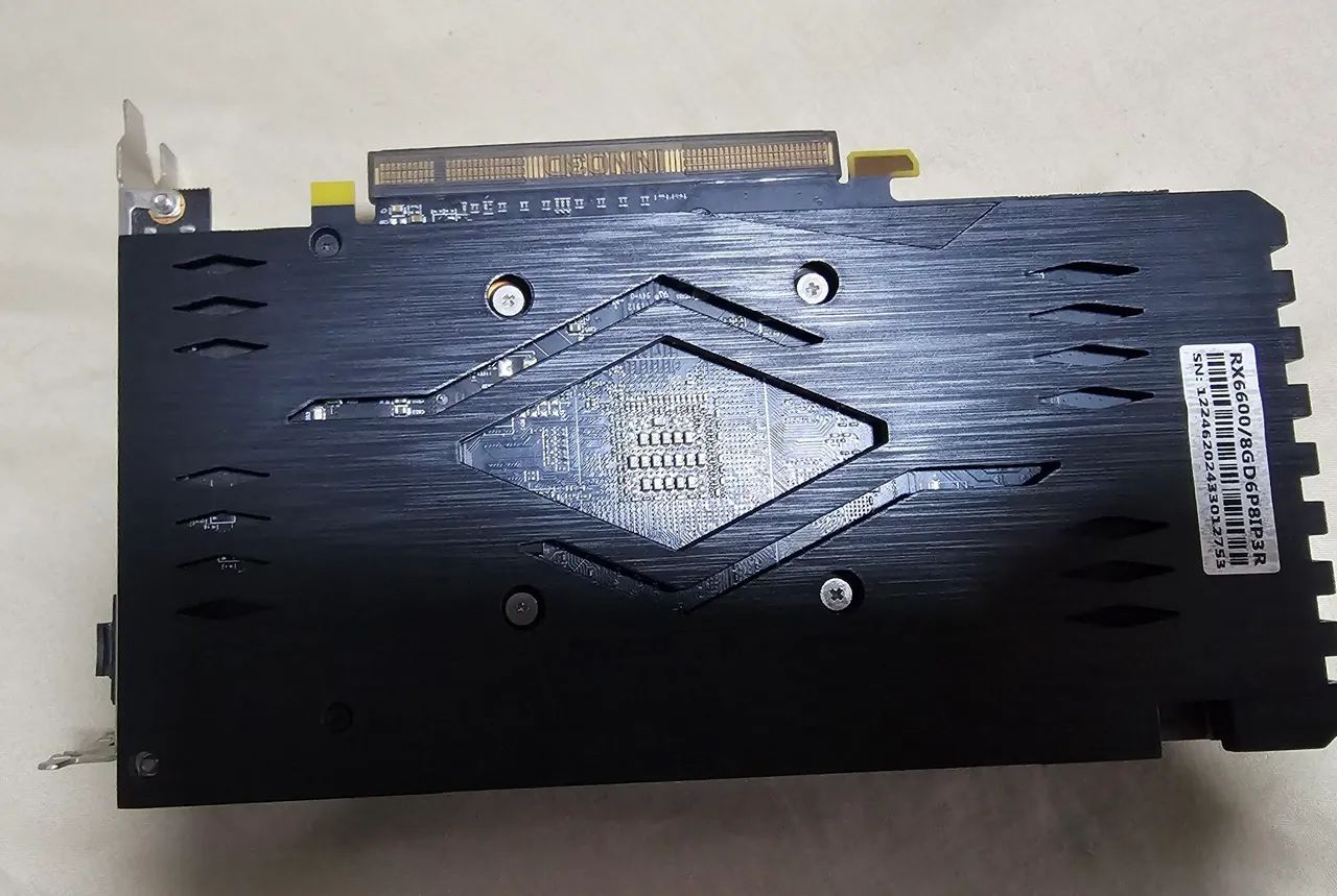 Placa De Vídeo SuperFrame RX 6600 Falcon, 8GB - Foto 2