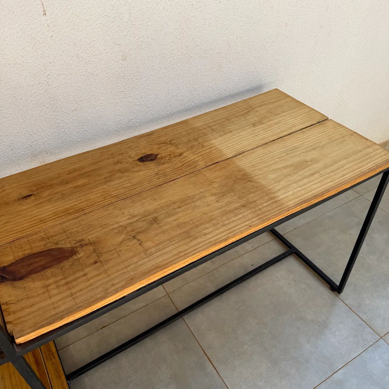 Mesa estilo industrial para computador - Foto 5