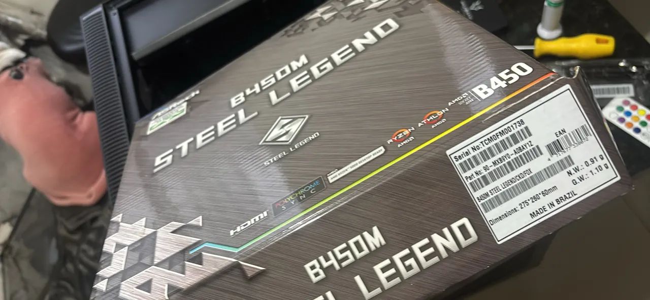 Ryzen 5 5600gt + b450 stell legend - Peças de Hardware - Centro