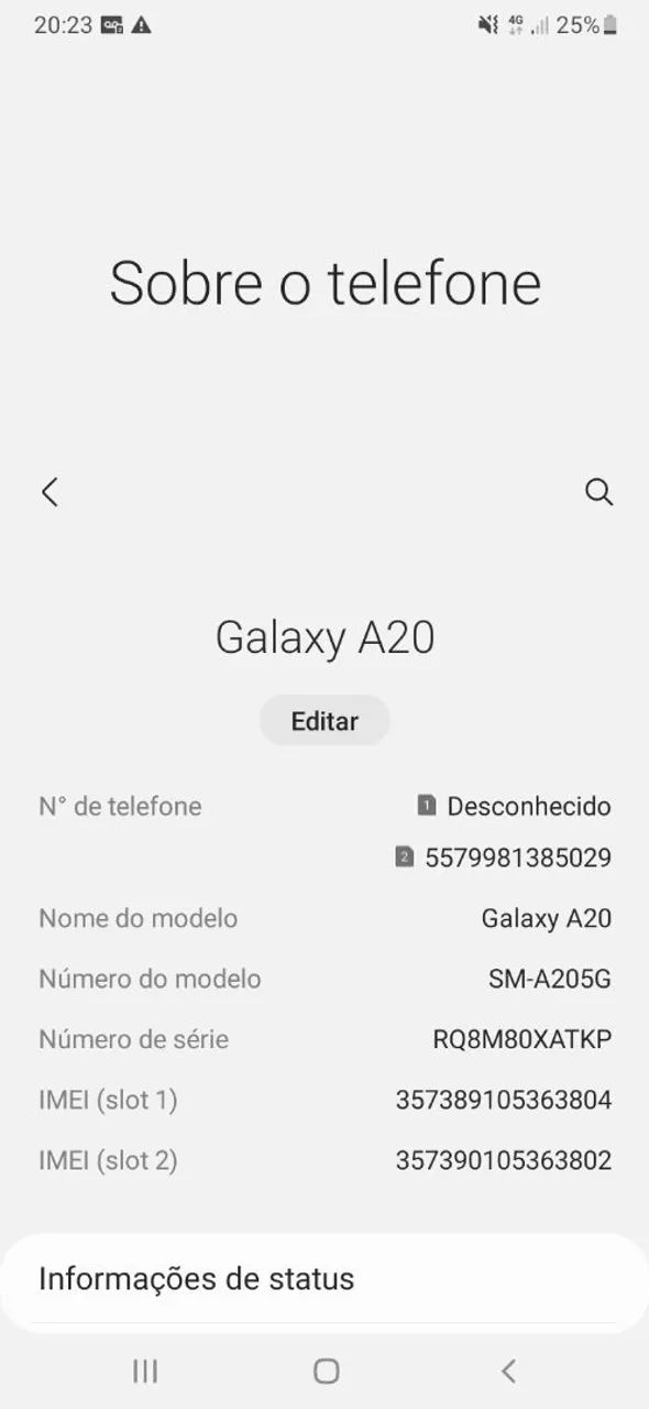 CELULAR SAMSUNG A20 - Foto 3
