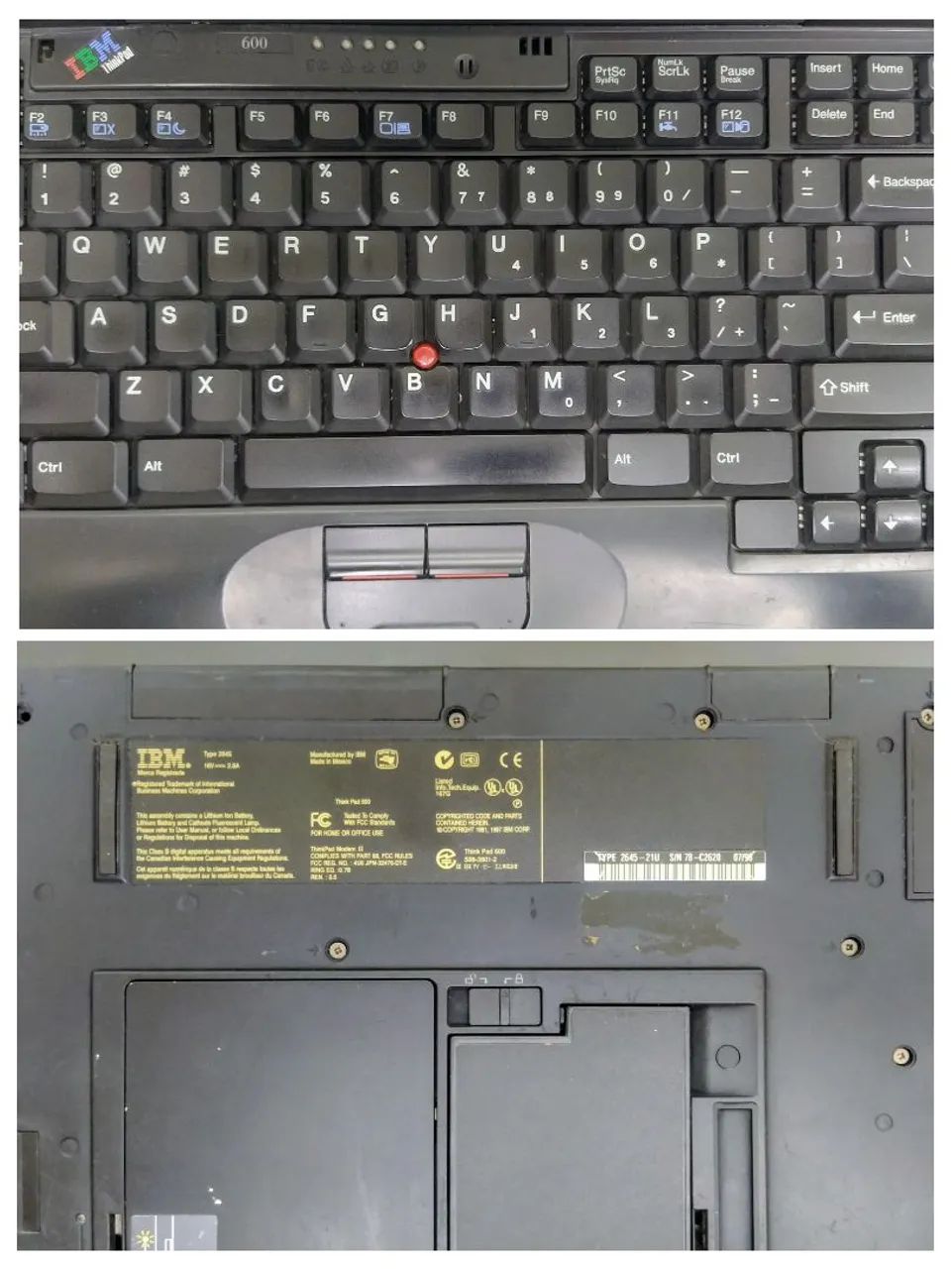 IBM Thinkpad 600 antigo (não liga) - Foto 2