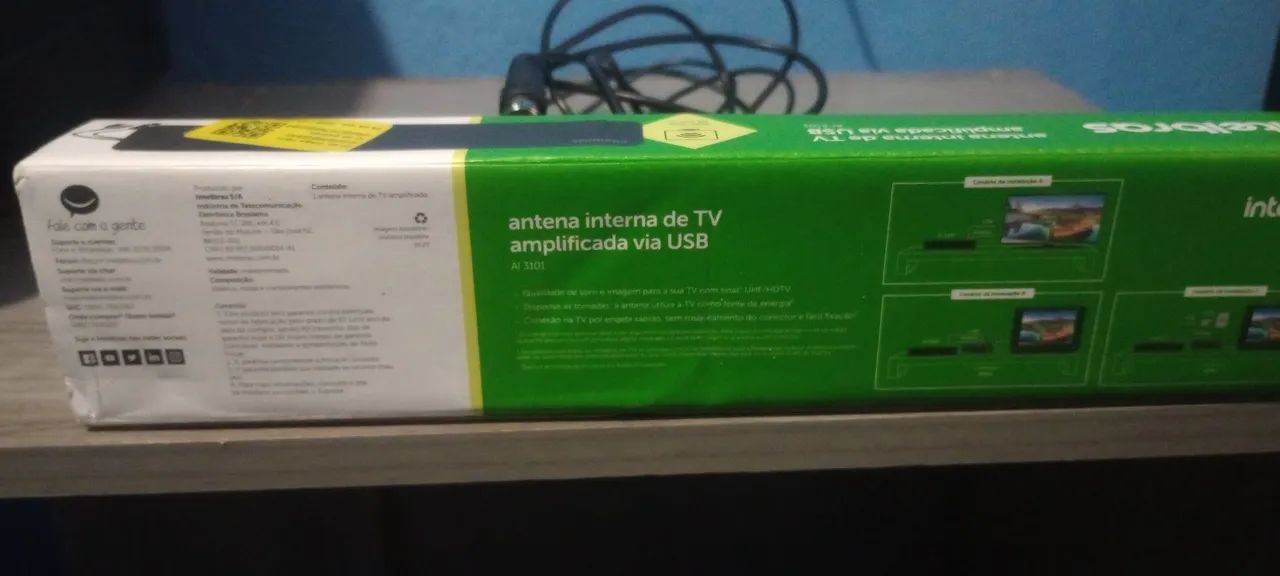 Antena interna amplificada intelbras  - Foto 2