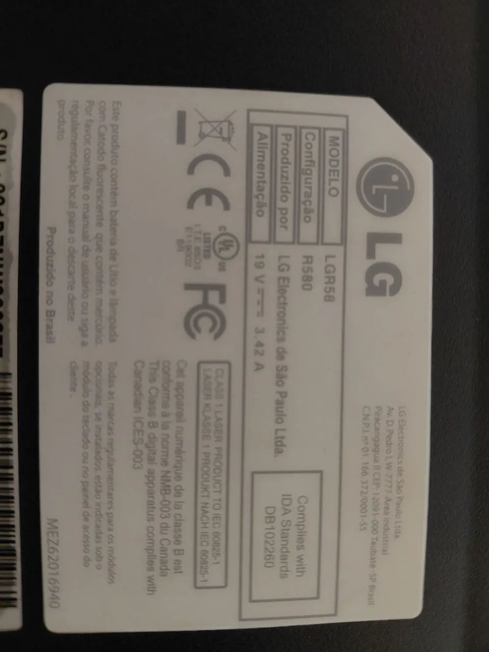 Notebook LG R580 - Foto 5