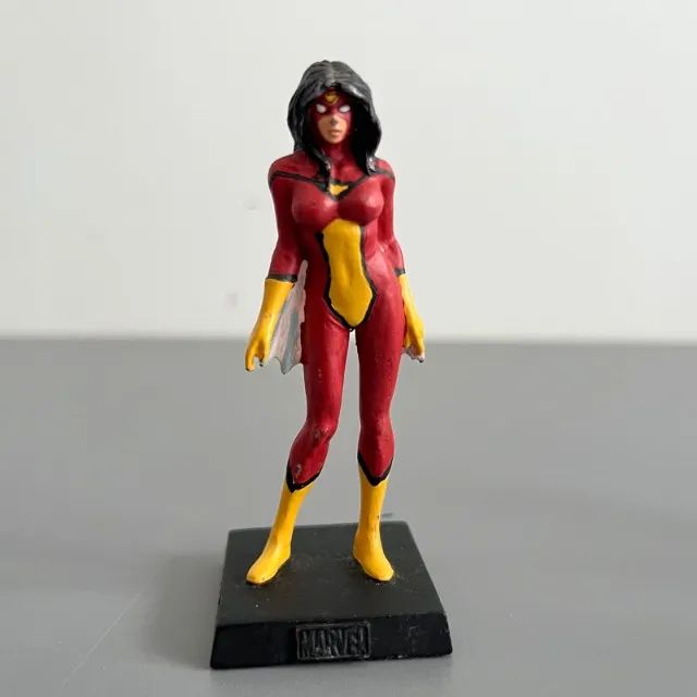 Estátua miniatura Spider Woman - Marvel Figurine - Eaglemoss - Foto 3