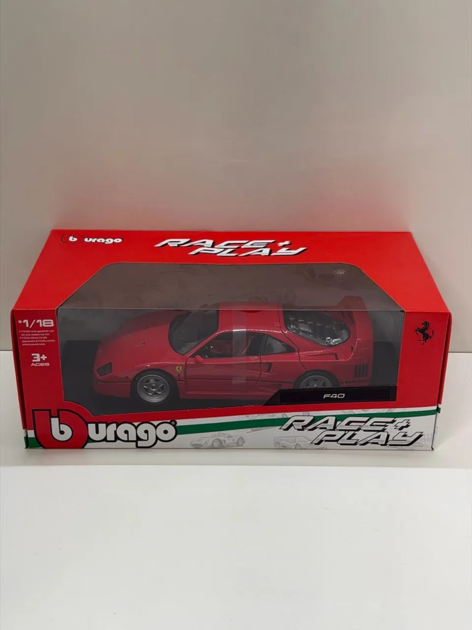 Miniatura Ferrari F40 1/18 burago - Brinquedos e Jogos