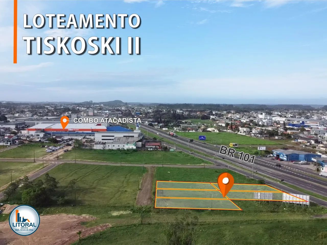 Terrenos Br 101, Próximo ao Combo Atacadista - Foto 2