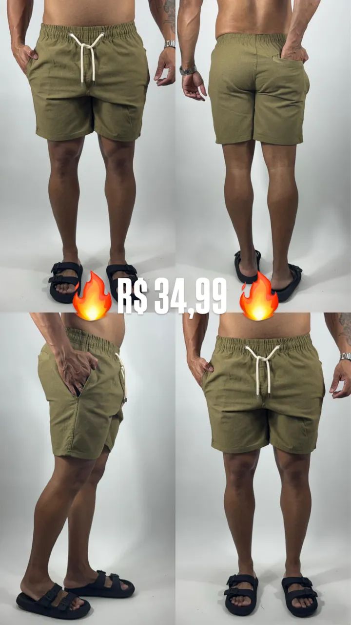 SHORT DE LINHO  - Foto 2