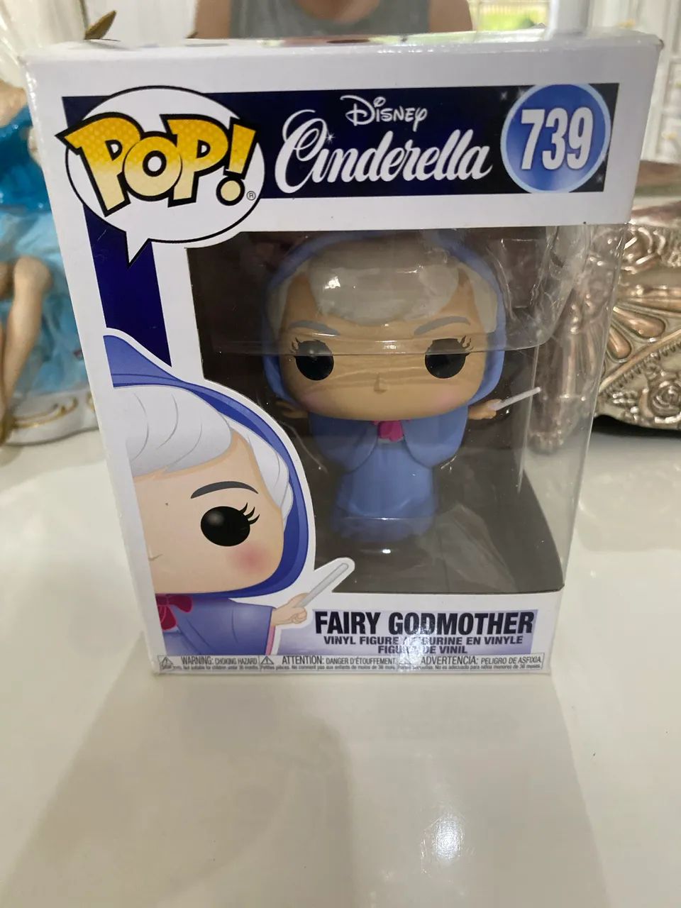Funko pop Cinderela fada madrinha Disney 