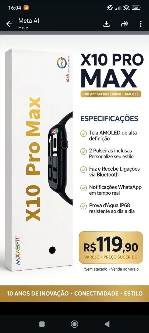 Relógio smart 