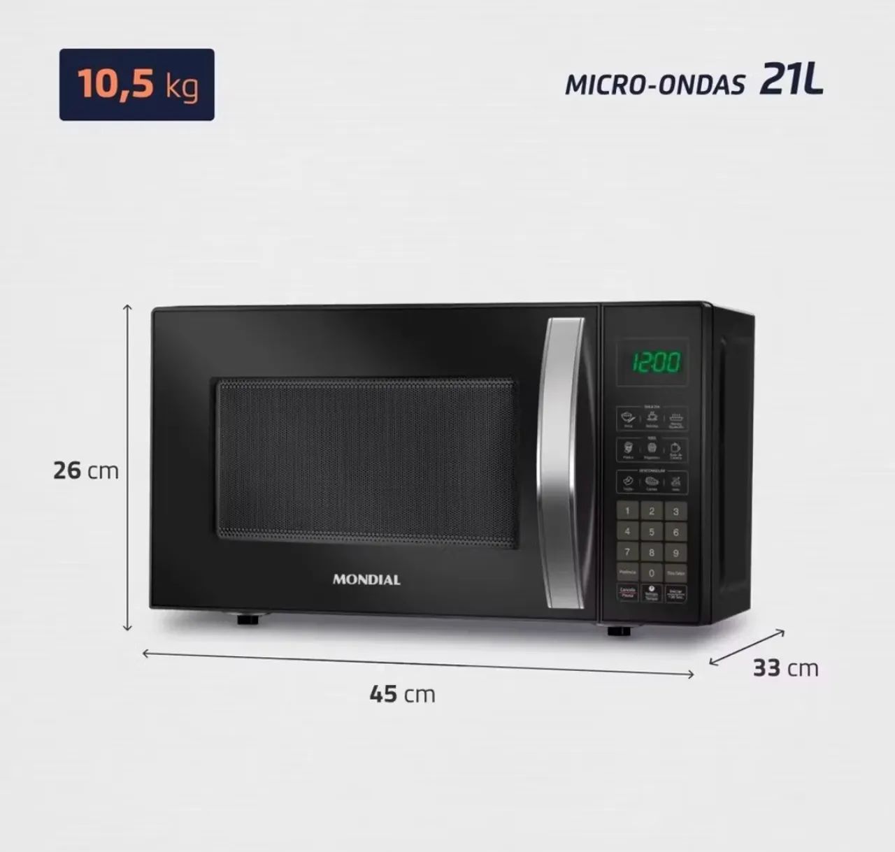 Microondas 21 litros . - Foto 2