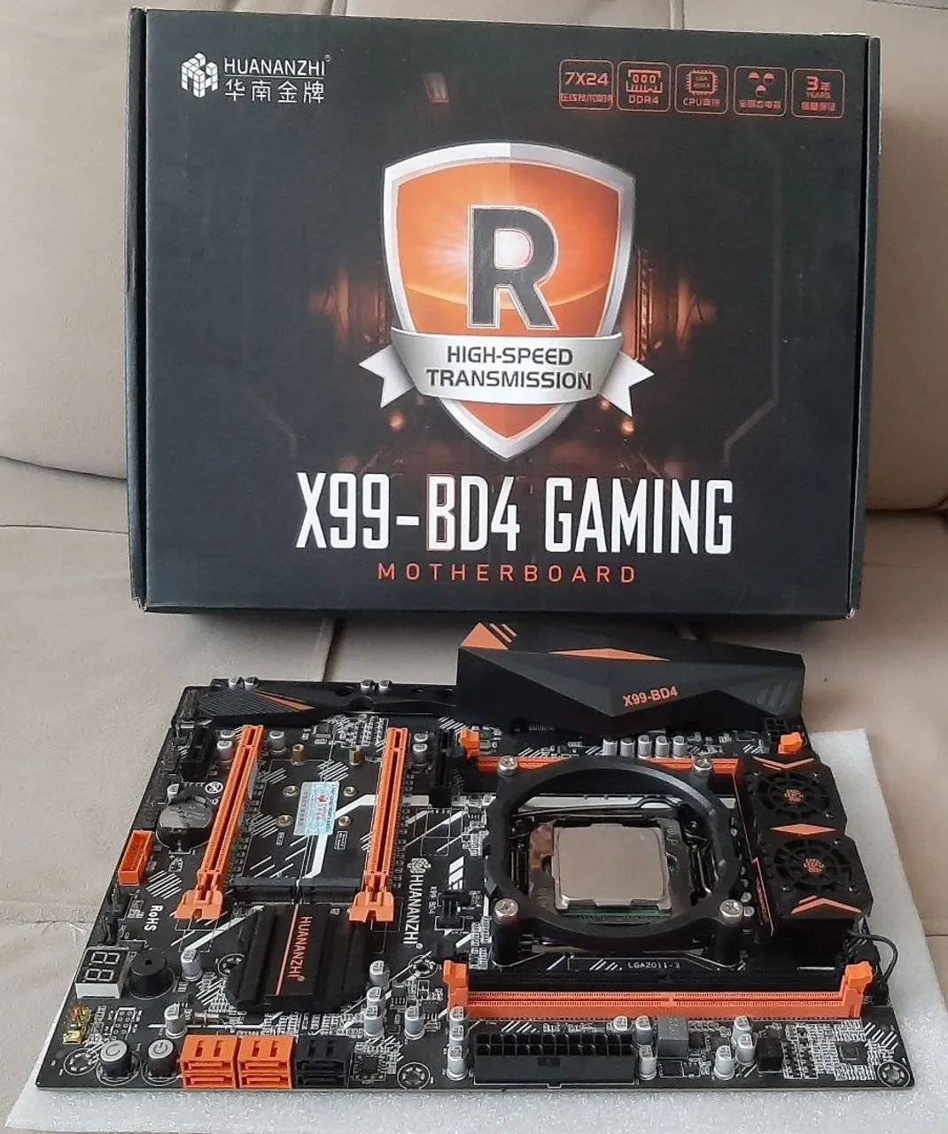 Placa mãe HUANANZHI X99 com Processador  - Foto 3