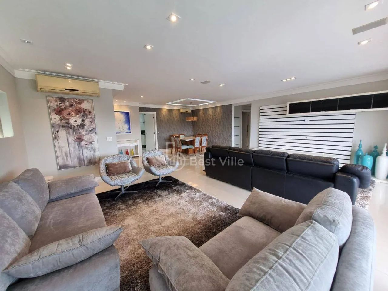 Apartamento com 3 dormitórios para alugar, 181 m² por R$ 16.760,00/mês - Alphaville - Baru