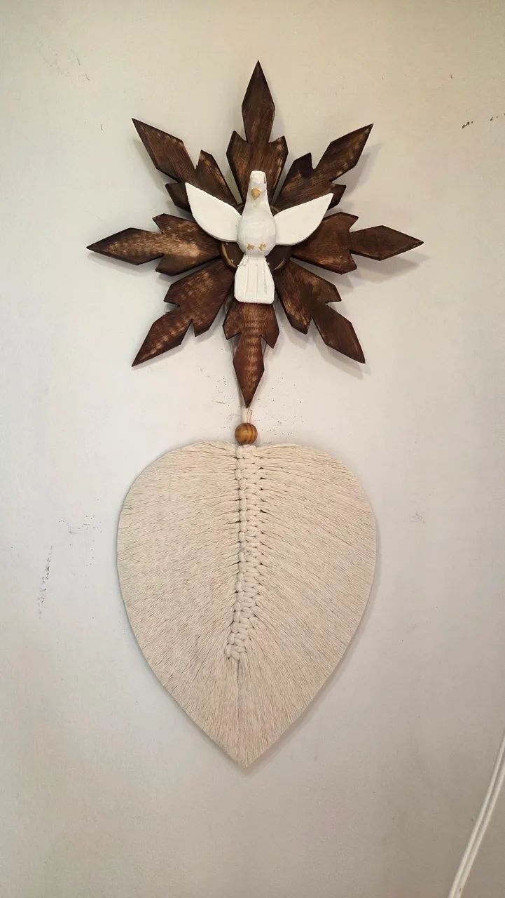 Macramê com Divino Espírito Santo  - Foto 2